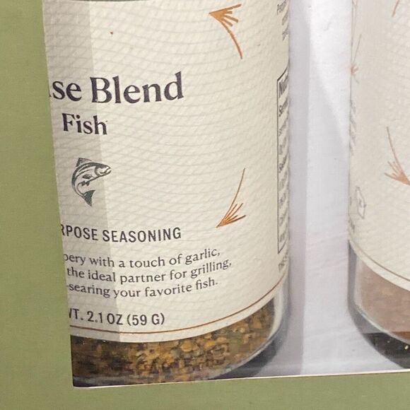 Set of 4 Jar The Spice House Seafood Seasoning Gift Box Cocktail Collection NWT - Picture 11 of 11